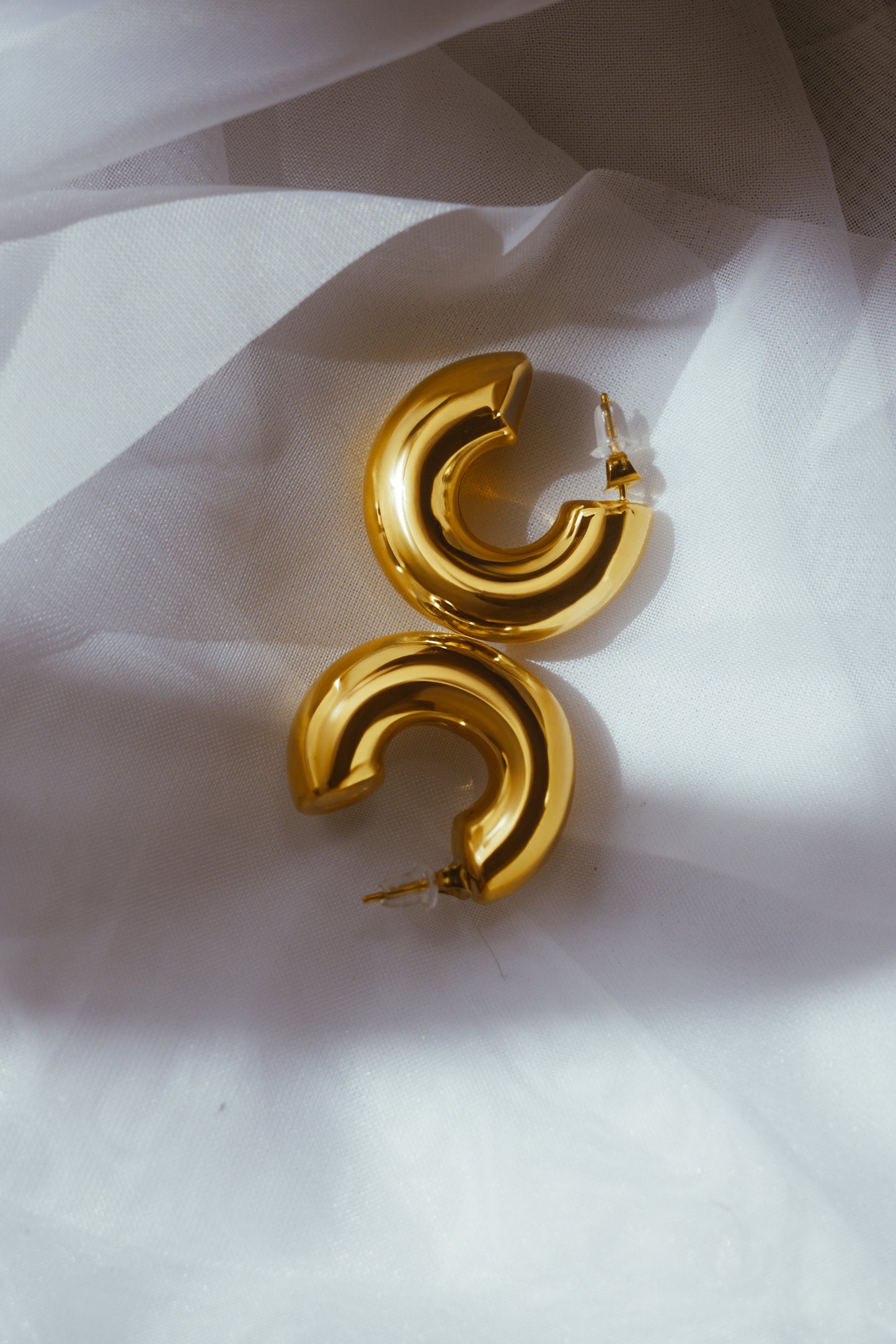 Amalfi Medium Chubby Hoop Earrings